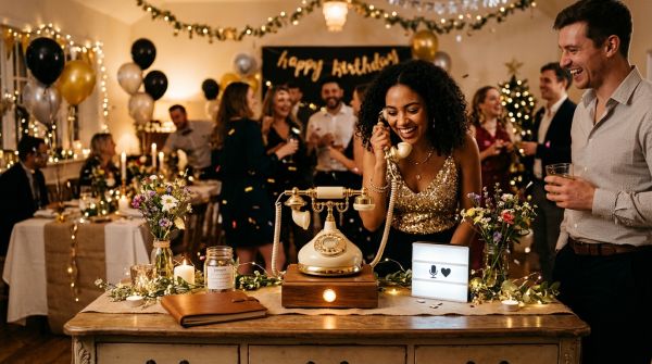 Les avantages d'un livre d'or audio pour un anniversaire mémorable
